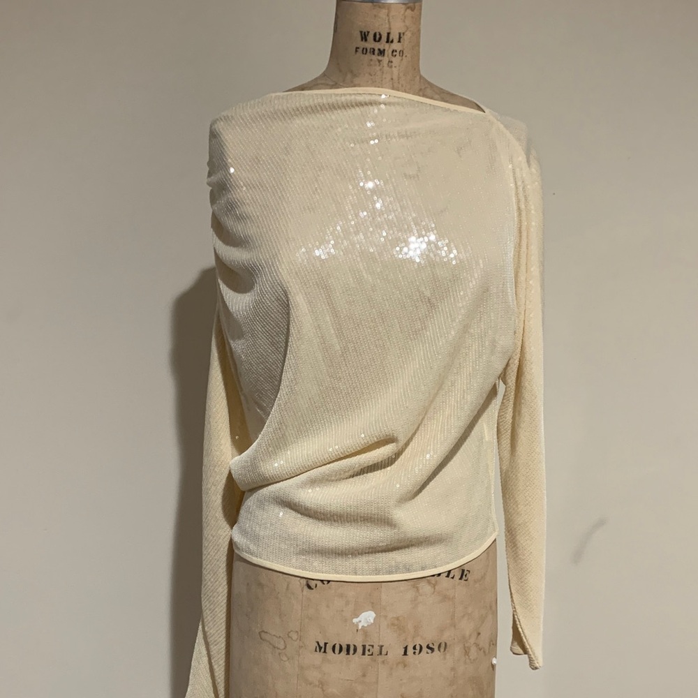 New no tags Zara sequin knit limited edition top Size S